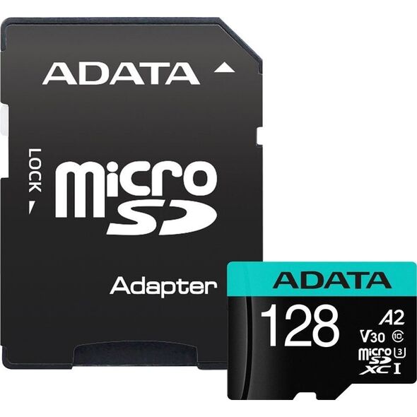 Κάρτα ADATA Premier Pro MicroSDXC 128 GB Class 10 UHS-I/U3 A2 V30 (AUSDX128GUI3V30SA2-RA1) 6071877