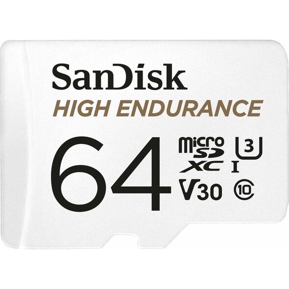 Κάρτα SanDisk High Endurance MicroSDXC 64 GB Class 10 UHS-I/U3 V30 (SDSQQNR-064G-GN6IA) 6106524