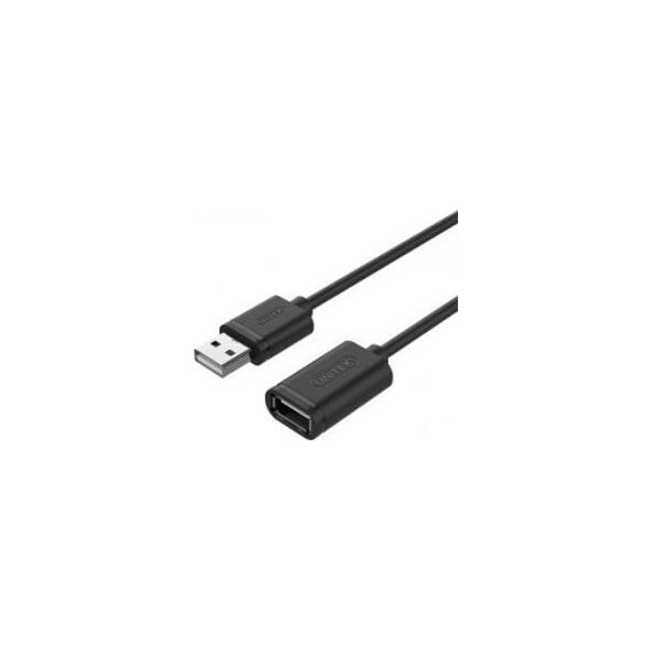 USB cable Unitek USB-A - USB-A 1 m Black (Y-C428GB)