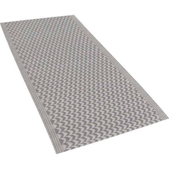 Beliani Outdoor rug 60 x 90 cm grey MANGO