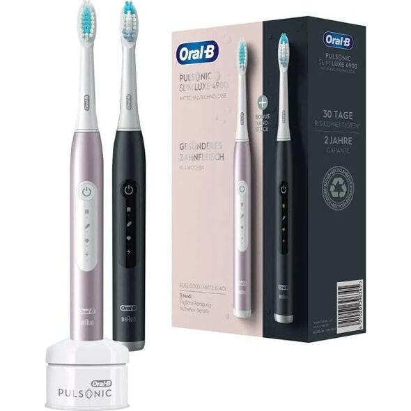 Οδοντόβουρτσα Oral-B Pulsonic Slim Luxe 4900 Rose/Μαύρη 8960906