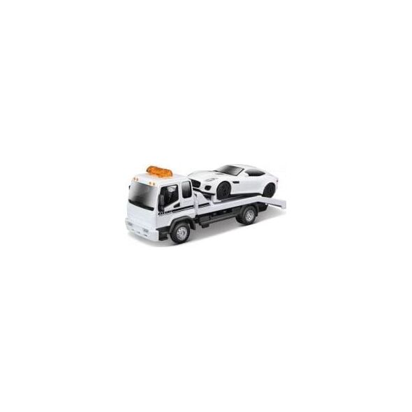 Bburago Str. Fire Tow Truck in Jaguar F-Type R 1:43 BBURAGO