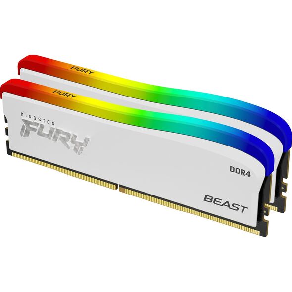 Memory Kingston Fury Beast RGB Special Edition, DDR4, 16 GB, 3200MHz, CL16 (KF432C16BWAK2/16)