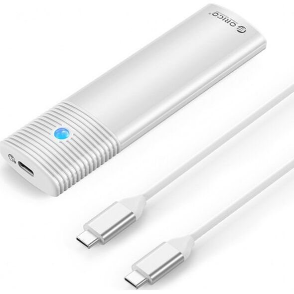 Περίβλημα δίσκου Orico Pocket M.2 NVMe USB-C 10Gbps, λευκό 12692872