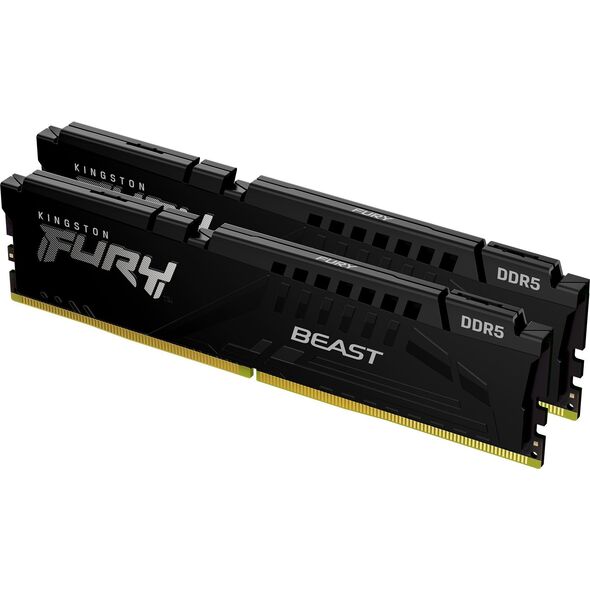 Memory Kingston Fury Beast, DDR5, 16 GB, 6000MHz, CL36 (KF560C36BBEK2-16)