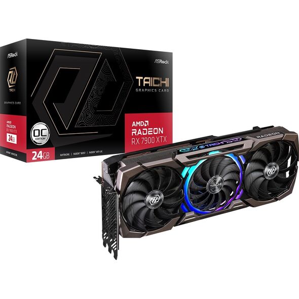 Graphical card ASRock Radeon RX 7900 XTX Taichi OC 24GB GDDR6 (RX7900XTX TC 24GO)