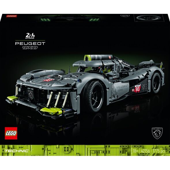 LEGO Technic PEUGEOT 9X8 24H Le Mans Hybrid Hypercar (42156)