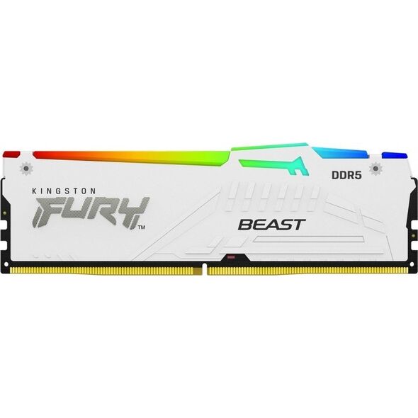 Memory Kingston Fury Beast RGB, DDR5, 16 GB, 6000MHz, CL36 (KF560C36BWEA-16)