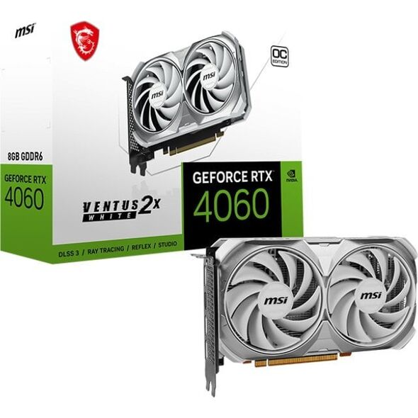 Κάρτα γραφικών MSI GeForce RTX 4060 Ventus 2X White OC 8GB GDDR6 13095568