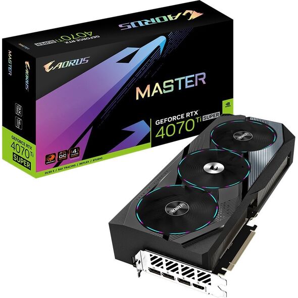 Κάρτα γραφικών Gigabyte Aorus GeForce RTX 4070 Ti SUPER Master 16 GB GDDR6X (GV-N407TSAORUS M-16GD) 13166596