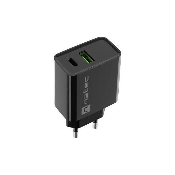 Loader Natec Ribera 1x USB-A 1x USB-C 3 A (NUC-2062)