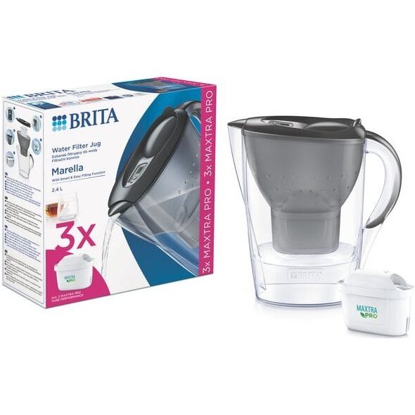 Κανάτα φίλτρου Brita Marella + 3 φίλτρα γραφίτη MAXTRA PRO Pure Performance 13214200