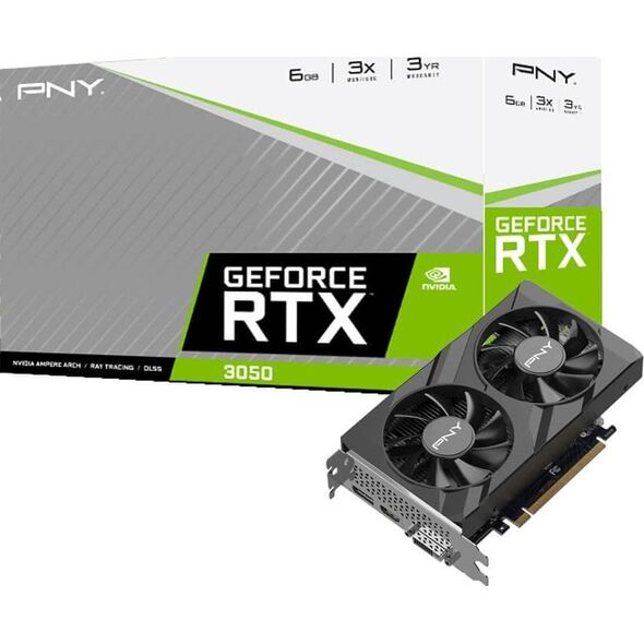 Κάρτα γραφικών PNY GeForce RTX 3050 Verto Dual 6GB GDDR6 (VCG30506DFXPB1) 13229488