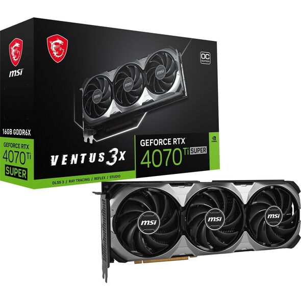 Κάρτα γραφικών MSI GeForce RTX 4070 Ti SUPER Ventus 3X OC 16GB GDDR6X 13234211