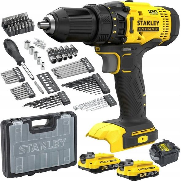 Stanley SFMCD700D2A-QW τρυπάνι/οδηγός 18 V 2 x 2 Ah μπαταρία 13239801