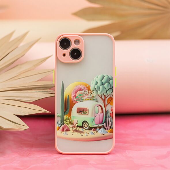 Ultra Trendy case for iPhone 14 6,1&quot; Travel pink 5907457774919