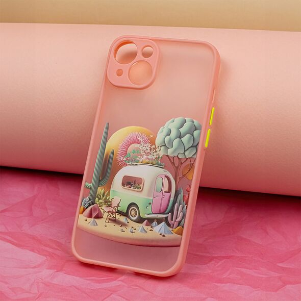 Ultra Trendy case for iPhone 12 6,1&quot; Travel pink 5907457774872