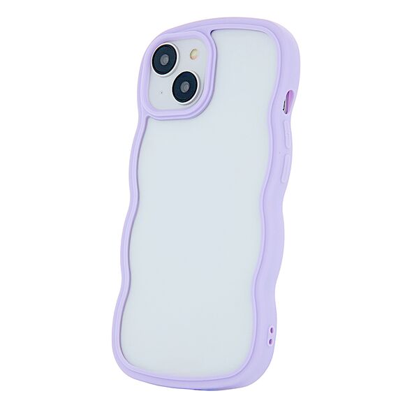 Wave case for iPhone 15 Pro 6,1&quot; purple 5907457778917