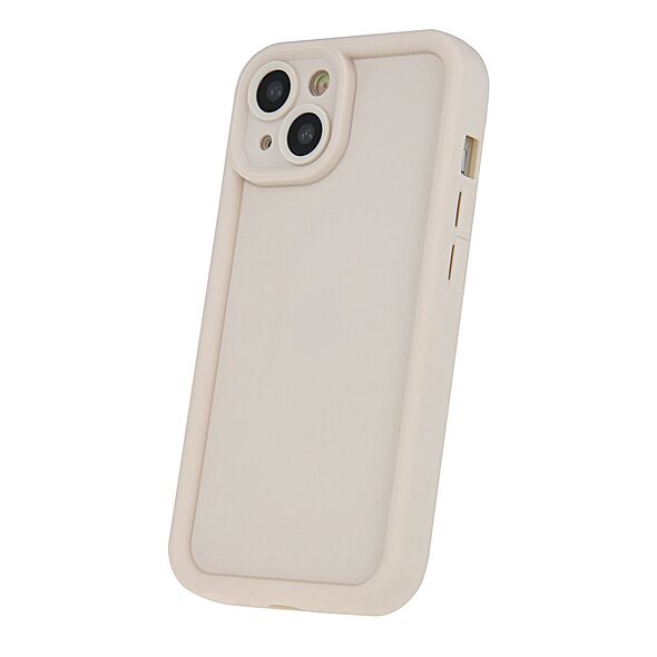 Rim TPU case for iPhone 15 Pro 6,1&quot; beige 5907457777477