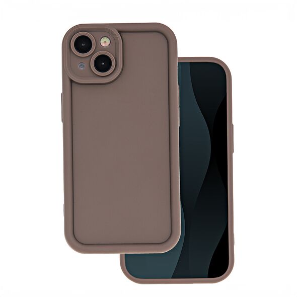 Rim TPU case for iPhone 12 6,1&quot; brown 5907457777798