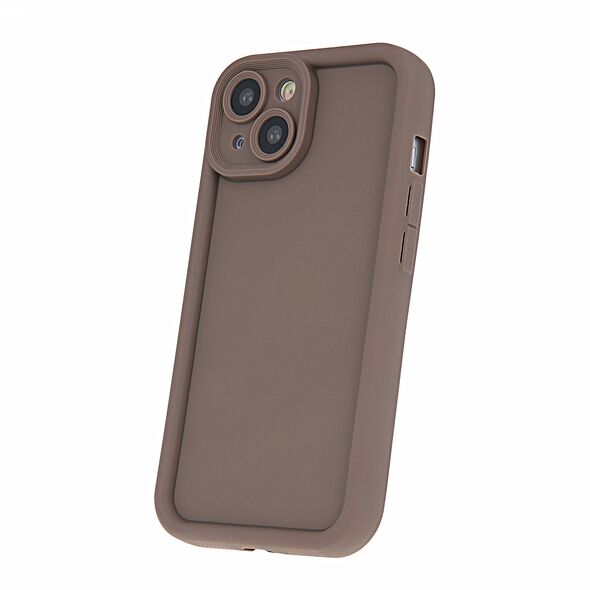 Rim TPU case for iPhone X / XS brown 5907457777910