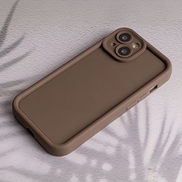 Rim TPU case for iPhone 11 brown 5907457777781