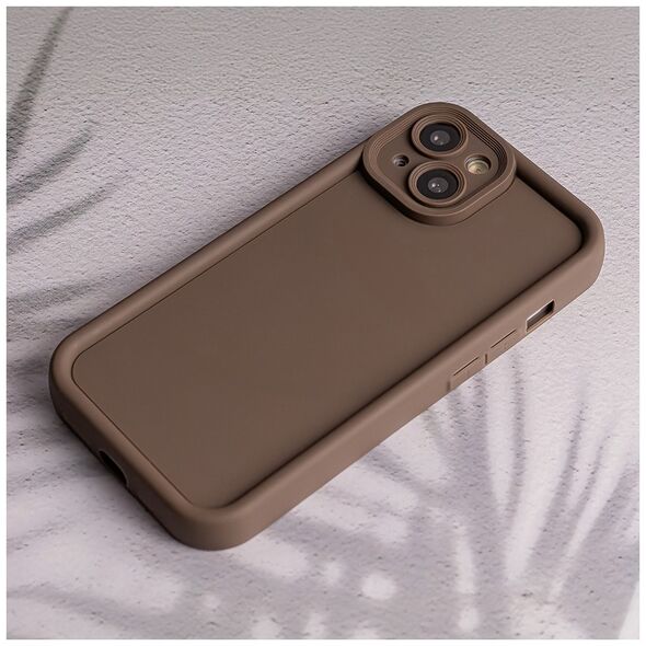 Rim TPU case for iPhone 14 6,1&quot; brown 5907457777842