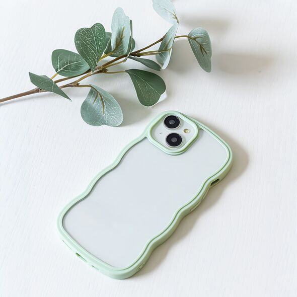 Wave case for iPhone 12 / 12 Pro 6,1&quot; green 5907457778986