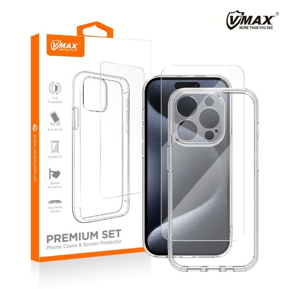 Vmax set Mag case + glass 2,5D premium for iPhone 16 6,1&quot; 6976757304156