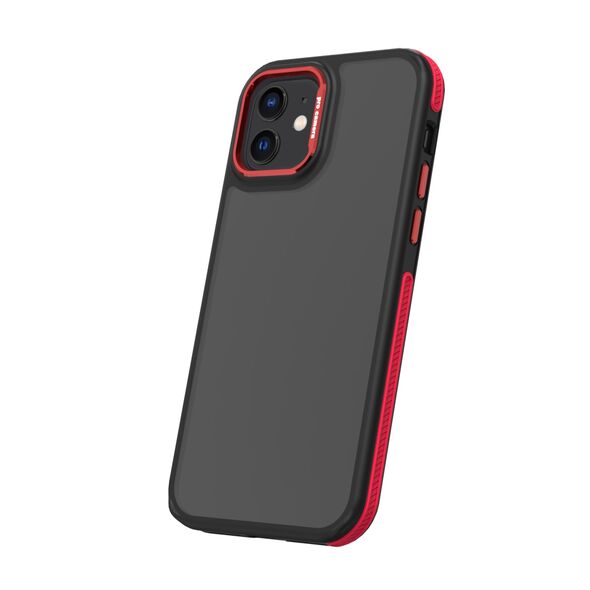 Crystal Black case for iPhone 12 / 12 Pro 6,1&quot; red 5907457794382