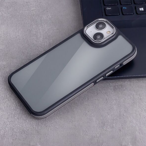 Crystal Black case for iPhone 15 Pro Max 6,7&quot; grey 5907457794153