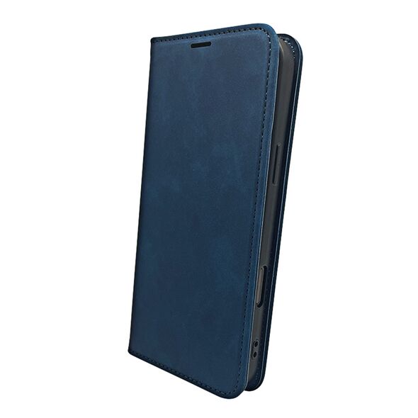 Smart Suede case for iPhone 16 6,1&quot; navy blue 5907457799462