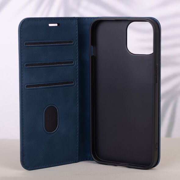 Smart Suede case for Motorola Moto G34 5G navy blue 5907457799455