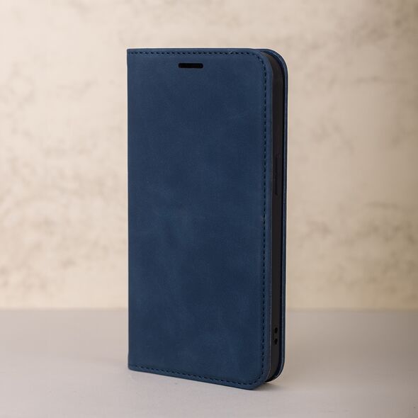 Smart Suede case for iPhone 16 Pro Max 6,9&quot; navy blue 5907457799493