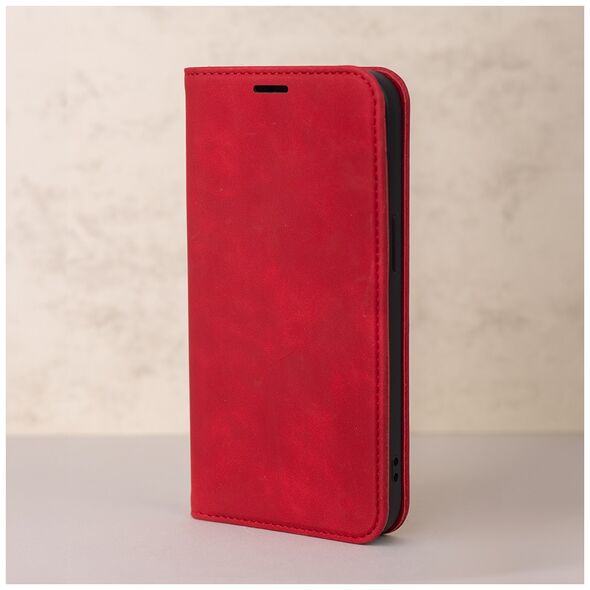 Smart Suede case for iPhone 16 Pro Max 6,9&quot; red 5907457799745