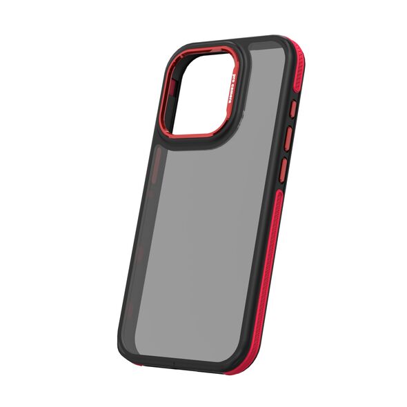 Crystal Black case for iPhone 15 Pro 6,1&quot; red 5907457794443