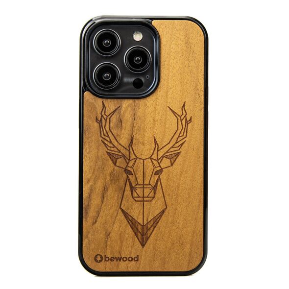 Bewood Case for iPhone 15 Pro 6,1&quot; Deer Imbuia 5907511789323