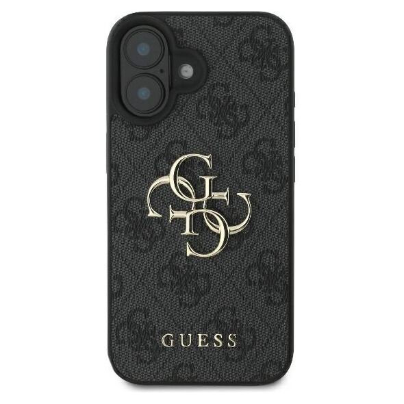 Guess case for iPhone 16 6,1&quot; GUHCP16S4GMGGR 4G Big Logo black 3666339327521