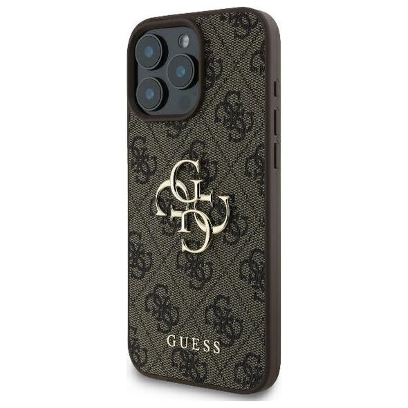 Guess case for iPhone 16 Pro Max 6,9&quot; GUHCP16X4GMGBR 4G Big Logo brown 3666339327590