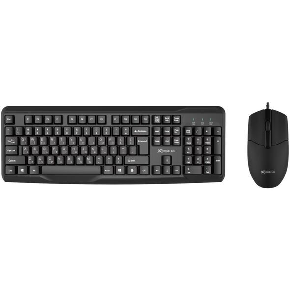 KEYBOARD-MOUSE XTRIKE-ME MK-207 WIRED USB BLACK EN-GR NEW