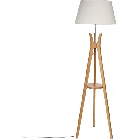 Atmosphera Lampa podłogowa biała KALO, 156 cm