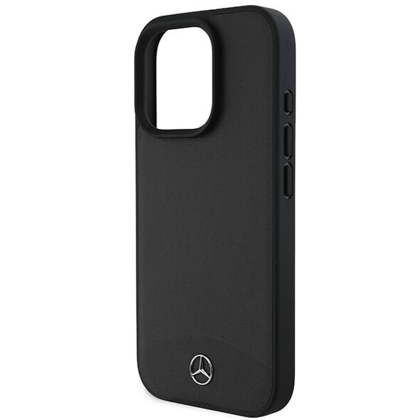 Mercedes case for iPhone 16 Pro Max 6,9&quot; MEHMP16X23RBARK Hardcase Textured And Plain Leather MagSafe black 3666339312534