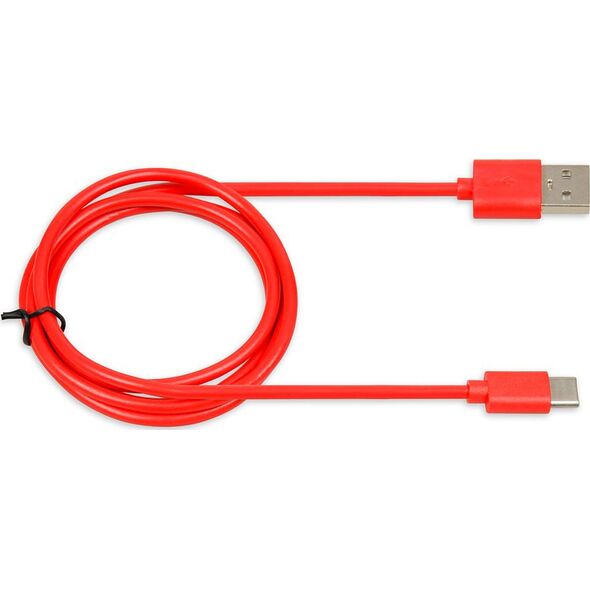 Kabel USB iBOX USB-A - USB-C 1 m Czerwony (IKUMTCR)