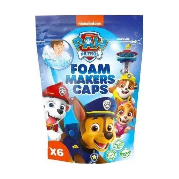 Paw Patrol Paw Patrol Foam Makers Caps pianotwory do kąpieli 6x16g