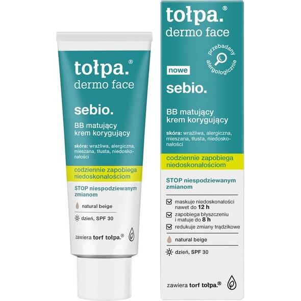 Tołpa Sebio BB matujący krem korygujący 40 ml