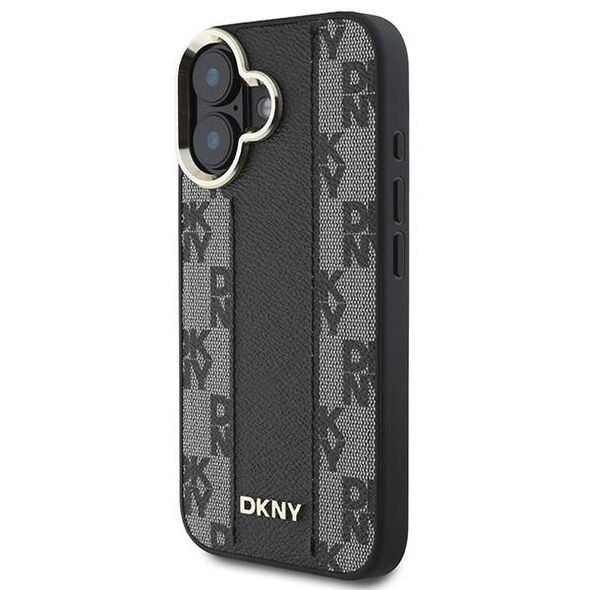 Original Case IPHONE 16 PLUS DKNY Hardcase Checkered Pattern MagSafe (DKHMP16MPCPVSLK) black 3666339333157