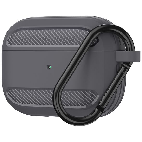 Techsuit Case for AirPods Pro 1 / AirPods Pro 2 - Techsuit Carbon Silicone - Gray 5949419252226 έως 12 άτοκες Δόσεις