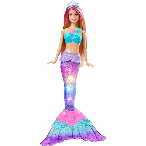 Lalka Barbie Barbie Dreamtopia - Syrenka Migoczące światełka (HDJ36)