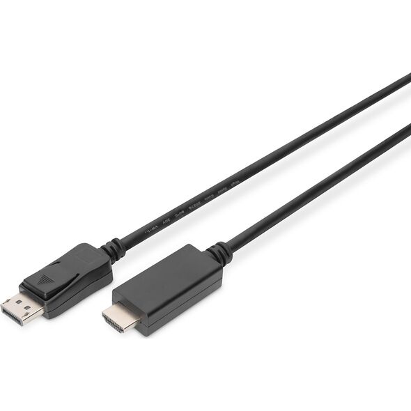 Kabel Digitus DisplayPort - HDMI 2m czarny (AK-340303-020-S)