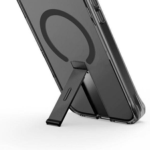 Case IPHONE 16 PRO UNIQ Eleva with Vertica Stand Carbon black 8886463690727